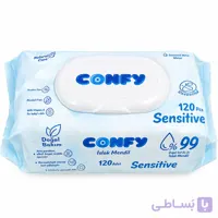 دستمال مرطوب کونفی 120 تایی