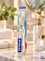 مسواک تریزا Trisa پروفیلاک فاین تیپ fine tip بدنه سفید