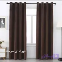 پرده مخمل کالیفرنیا قهوه ای سوخته