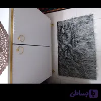 پادری طرح خز زمینه طوسی
