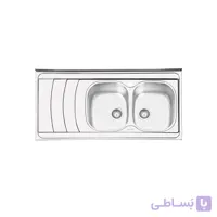 سینک ظرفشویی ایلیا استیل روکار کد 1044