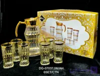 پارچ و لیوان رنگی خارجی درب دار (تحویل حضوری)