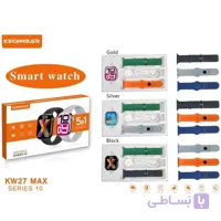 ساعت هوشمند KW27 MAX 27 میلی‌متری با GPS و نمایشگر AMOLED