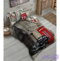 روتختی تک نفره مدل London 1 برند zara home (زارا هوم ایرانی) ۵ تیکه جنس میکروتنسل