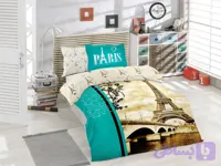 روتختی تک نفره مدل Eiffel 1 برند zara home (زارا هوم ایرانی) ۵ تیکه جنس میکرو تنسل