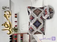 نیم ست روتختی طرح دار