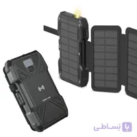 پاوربانک خورشیدی 20000 گرین لاین Green Lion Solar 5 Panel PD20W GL-PX27 GNSOL5PN20BK توان 20 وات