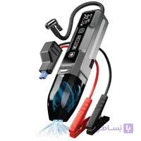 جامپ استارتر کمپرسور باد و جارو شارژی پرودو Porodo PDJS41BK Ignatov همراه با چراغ قوه