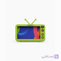نگهدارنده موبایل چوبی روژان طرح تلویزیون رنگ سبز
