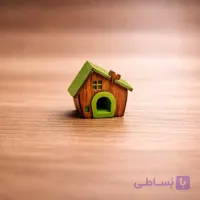 مداد تراش طرح کلبه چوبی مینیمال