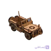 جیپ جنگی پازلی (ساختنی)