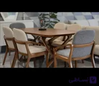 میز و صندلی غذا خوری چوبی 4نفره