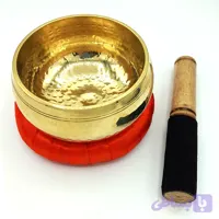 کاسه تبتی چکشی براق 14cm