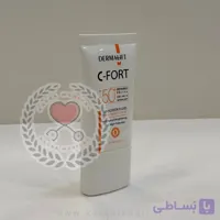 فلوئید ضدآفتاب بی‌رنگ SPF 50 درمالیفت مدل C-Fort حجم 40 میلی‌لیتر