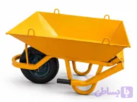 فرغون شاسی پروفیل بالابر با دسته تاشو جوشکاری با لاستیک یاسا 4 لایه بسیار مستحکم