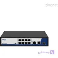 سوئیچ شبکه اچ آر یو آی مدل HR901-AF-821GNS دارای ۸ پورت PoE