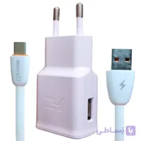 شارژر دیواری مدل A51 به همراه تبدیل USB-Cکدk23924