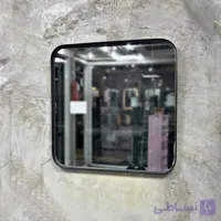 آینه دیواری فلزی مربع لبگرد