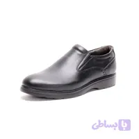 کفش رسمی چرم طبیعی مردانه مدل کامفورت بندی با زیره EVA