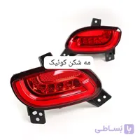 مه‌شکن عقب کوییک طرح 3D نئون برند شاهین