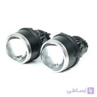 مه‌شکن ۳ رنگ زرد، زرد فابریک، سفید