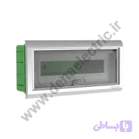 جعبه فیوز 16 عددی درب دار توکار با شین نول (9 کانال)