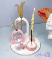 ست دکوری خانه . ست دکوری رومیزی . دکوری سنگ مصنوعی