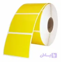 لیبل رنگی (زرد) سایز 100*80 تک ردیفه رول 500 عددی (پرداخت در 4 قسط)