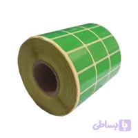 لیبل رنگی (سبز) 31*21 (21در31) سه ردیفه ، رول 6000 عددی