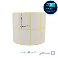 لیبل پی وی سی دو ردیفه 45*30 رول 4000 تایی