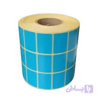 لیبل رنگی (آبی) 31*21 (21در31) سه ردیفه ، رول 6000 عددی