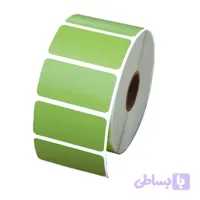 لیبل رنگی (سبز) سایز 100*80 تک ردیفه رول 500 عددی (پرداخت در 4 قسط)