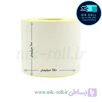 لیبل پی وی سی تک ردیفه 100*100 رول 500 تایی