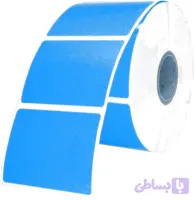 لیبل رنگی (آبی) سایز 100*80 تک ردیفه رول 500 عددی (پرداخت در 4 قسط)