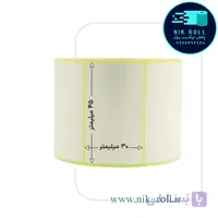 لیبل حرارتی کاغذی تک ردیفه 45×30