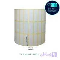 لیبل کاغذی 30*10 سه ردیفه رول 15000 عددی (پرداخت در 4 قسط)