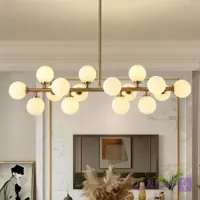 لوستر مولکولی مدرن طرح کانتری مناسب دکوراسیون داخلی با طراحی خاص کد K-112-16