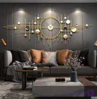 ساعت دیواری مدرن فلزی مناسب دکوراسیون داخلی کد H-240