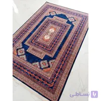 فرش سنتی کد 100330 سرمه ای 700 شانه