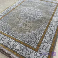 فرش ماشینی طرح آرین کد 70051 طوسی نقره ای