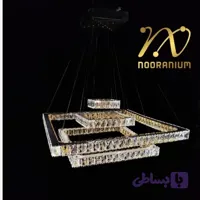 لوستر کریستالی کهکشانی مربع 4 طبقه 80/60/40/20