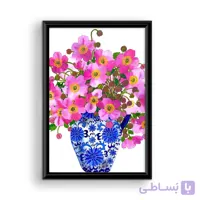 قاب عکس با طرح پویای رنگ وگل