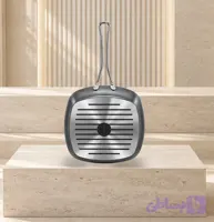 تابه گریل دسته آ100 مشکی کروم