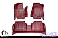 کفپوش پنج بعدی کیا اپتیما K5 2024 رنگ زرشکی