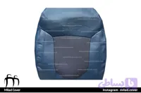 روکش صندلی کیا سراتو سایپایی چرم و پارچه رنگ سورمه ای