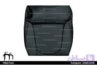روکش صندلی کیا سراتو کوپه چرم مشکی دوخت قرمز