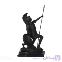 مجسمه برنزی سرباز رومی با پایه سنگی – برنز زحل