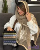 شال توری مخمل طرح گوچی