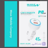 شارژر فندکی خودرو Wave W-cch01