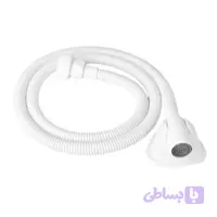 شلنگ توالت فول برنج سفید ویان (کد HJ1WI)